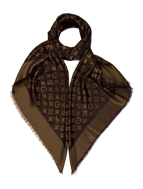 louis vuitton monogram shine shawl replica|lv monogram silk scarf.